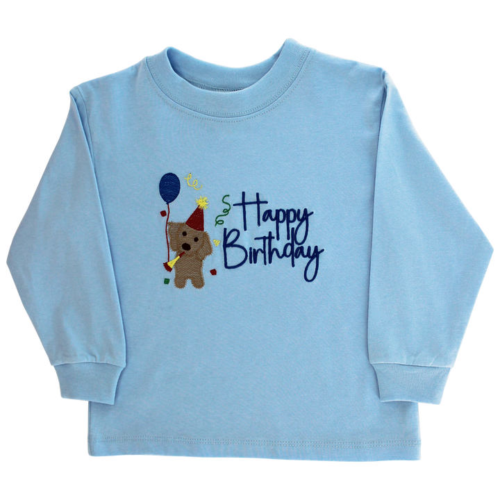 Happy Birthday Boys Long Sleeve Tee