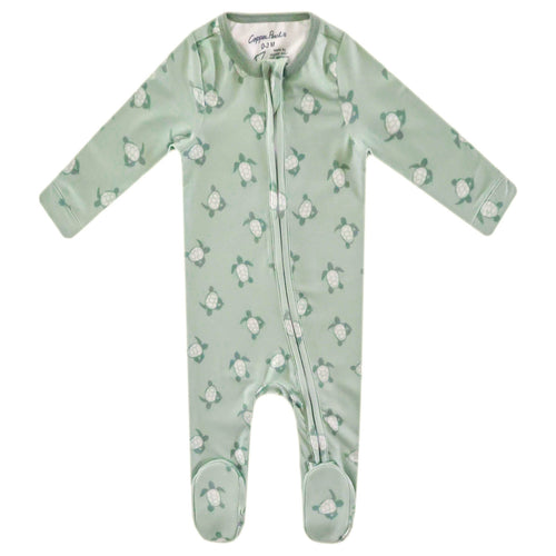 Wade Zip-Up Footie Pajamas