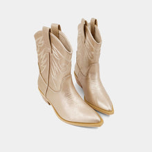 Load image into Gallery viewer, Shu Shop Zahara Toddlers &amp; Kids Golden Cowgirl Boots