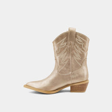 Load image into Gallery viewer, Shu Shop Zahara Toddlers &amp; Kids Golden Cowgirl Boots