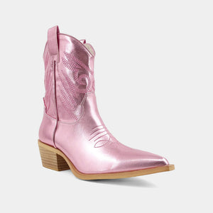 Zahara Kids Cowgirl Boots Pink