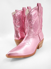 Load image into Gallery viewer, Zahara Kids Cowgirl Boots Pink