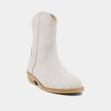 Load image into Gallery viewer, Shu Shop ZouZou Taupe Crocodile Cowgirl Boots