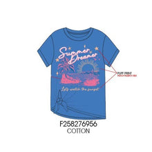 Load image into Gallery viewer, Summer dreamer front knot t-shirt - TWEEN GIRLS