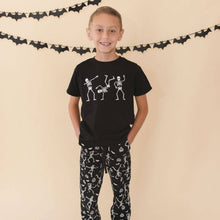 Load image into Gallery viewer, Glow In The Dark Silly Skelly Halloween Short Sleeve T-Shirt