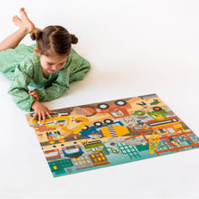 Load image into Gallery viewer, Construction Site 24-Piece Floor Puzzle