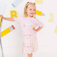 Load image into Gallery viewer, Preschool Bow Pennant Short Sleeve T-Shirt - Back To School