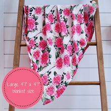 Load image into Gallery viewer, Live Life in Full Bloom Baby Swaddle Blanket