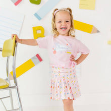 Load image into Gallery viewer, Preschool Bow Pennant Short Sleeve T-Shirt - Back To School