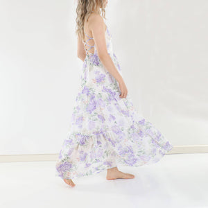 Savannah Girls Lilac Maxi Dress