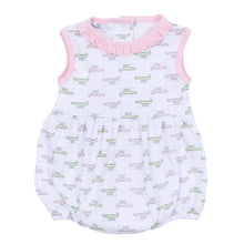 Load image into Gallery viewer, Pink Alligator Pie Sleeveless Bubble
