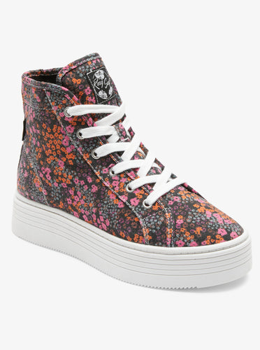 Roxy Sheilahh 2 Mid-Top Shoes Black Floral Multi
