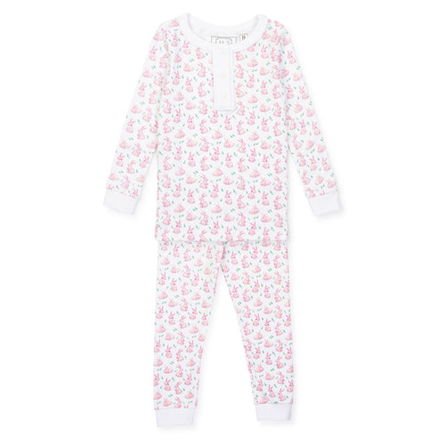 Alden Bunny Hop Pink Pajama Set