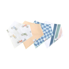Load image into Gallery viewer, 4 Pack Baby Bandana Bibs - Ryder
