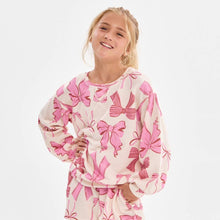 Load image into Gallery viewer, Bow Print Cotton Terry Top