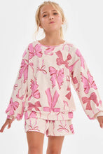 Load image into Gallery viewer, Bow Print Cotton Terry Top
