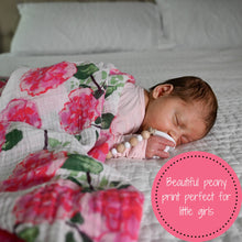 Load image into Gallery viewer, Live Life in Full Bloom Baby Swaddle Blanket