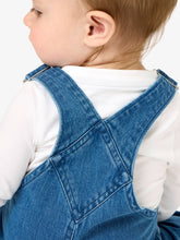 Load image into Gallery viewer, Boys Medium Wash Stretch Denim Overalls