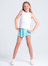 Load image into Gallery viewer, Girls Tie Break Tank - White