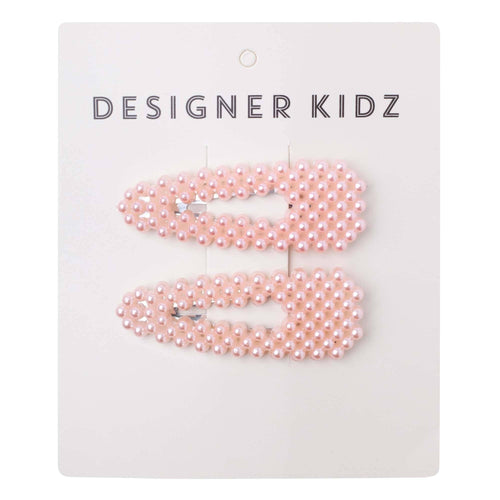Pink Pearl Hair Clip Pack