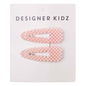 Pink Pearl Hair Clip Pack