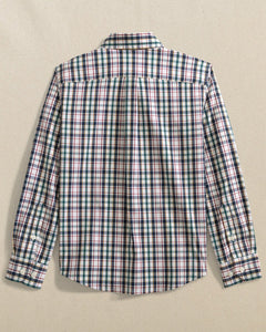 Boys Forest Biome Charleston Master Plaid Sport Shirt