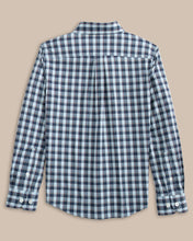 Load image into Gallery viewer, Dress Blue Boys Intercoastal Colleton Plaid Sport Shirt