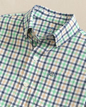 Load image into Gallery viewer, Light Indigo Boys Intercoastal Glenmoor Plaid Sport Shirt