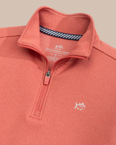 Mineral Red Boys Schooner Quarter Zip