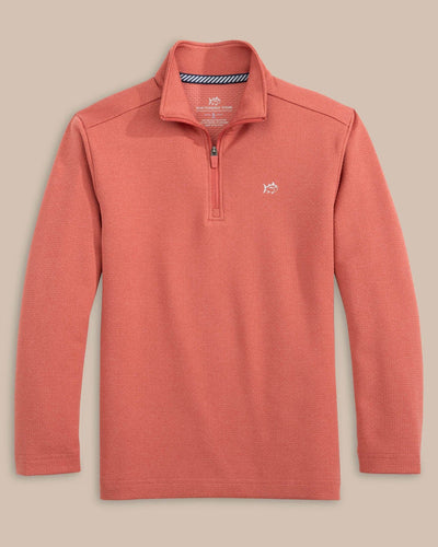 Mineral Red Boys Schooner Quarter Zip