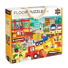 Load image into Gallery viewer, Construction Site 24-Piece Floor Puzzle