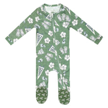 Load image into Gallery viewer, Zip-Up Footie Pajama - Kick Off
