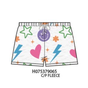 All Over Icons Shorts - TWEEN GIRLS