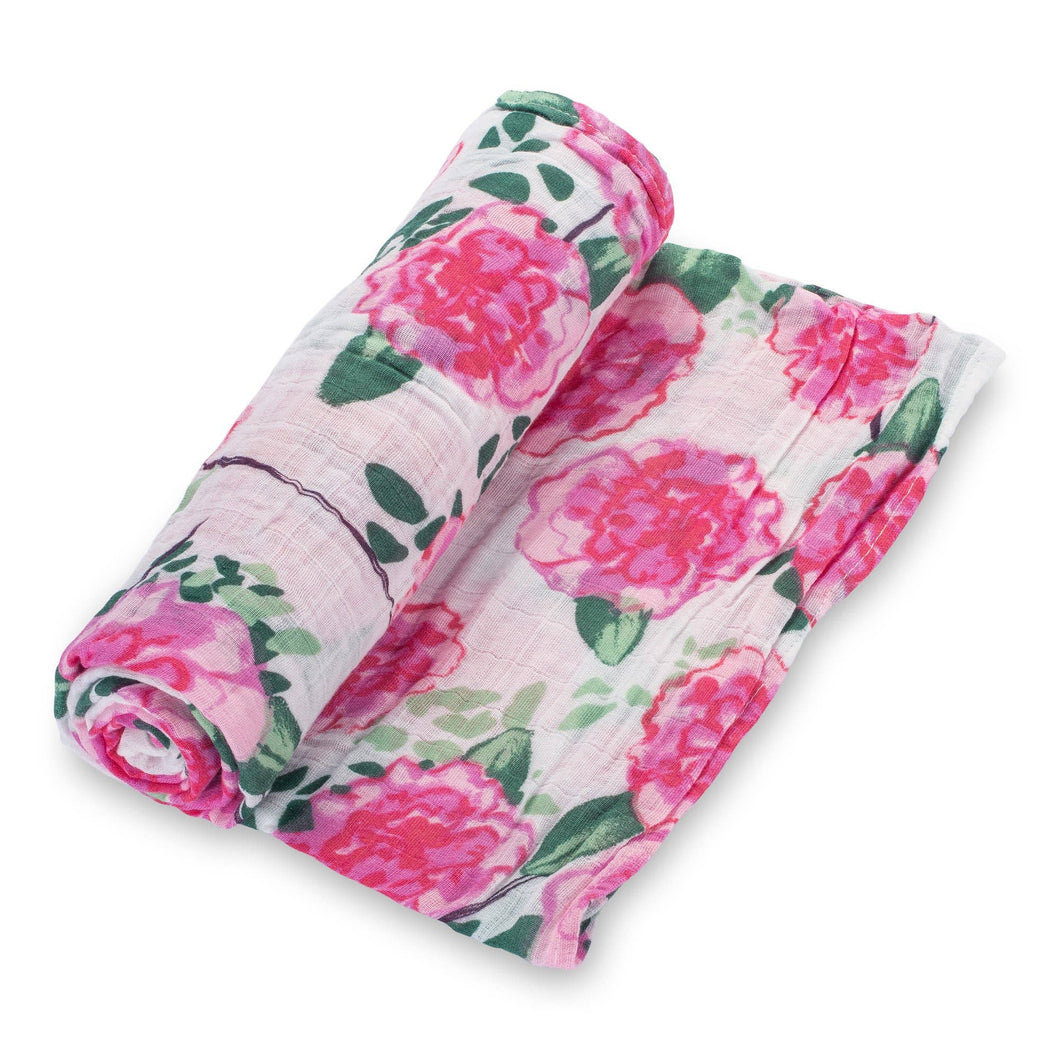 Live Life in Full Bloom Baby Swaddle Blanket