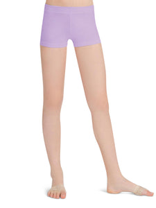 Vibrant Violet Boycut Lowrise Show Dance Shorts