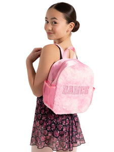 Pink Faux Fur Backpack