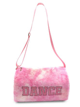 Load image into Gallery viewer, Pink Faux Fur Dance Duffle