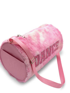 Pink Faux Fur Dance Duffle