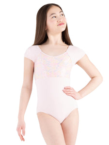 Pink Flower Fairy Lotus Leotard