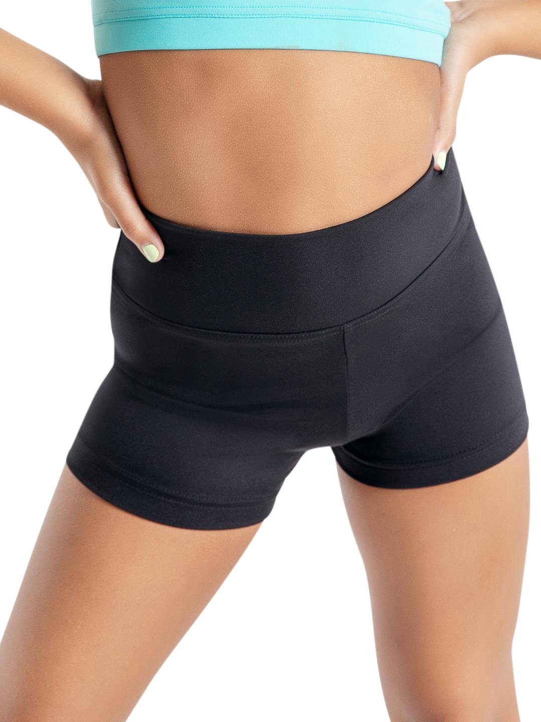 Shorts for girls in black top