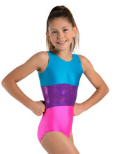 Load image into Gallery viewer, Multicolored Level Up 3 Panel Tank Leotard