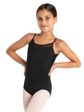 Load image into Gallery viewer, Girls Black Star Struck Astro Diamond Back Leotard