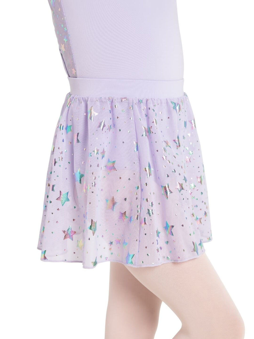 Girls Lavender Shooting Star Skirt