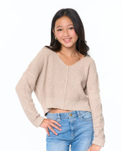Load image into Gallery viewer, "The Cozy" Sweater for Girls and Tweens for Fall -2 colors