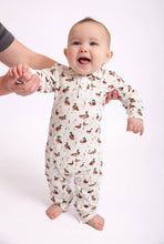 Load image into Gallery viewer, Mallard Drake Ducks- Sweatshirt Polo Romper