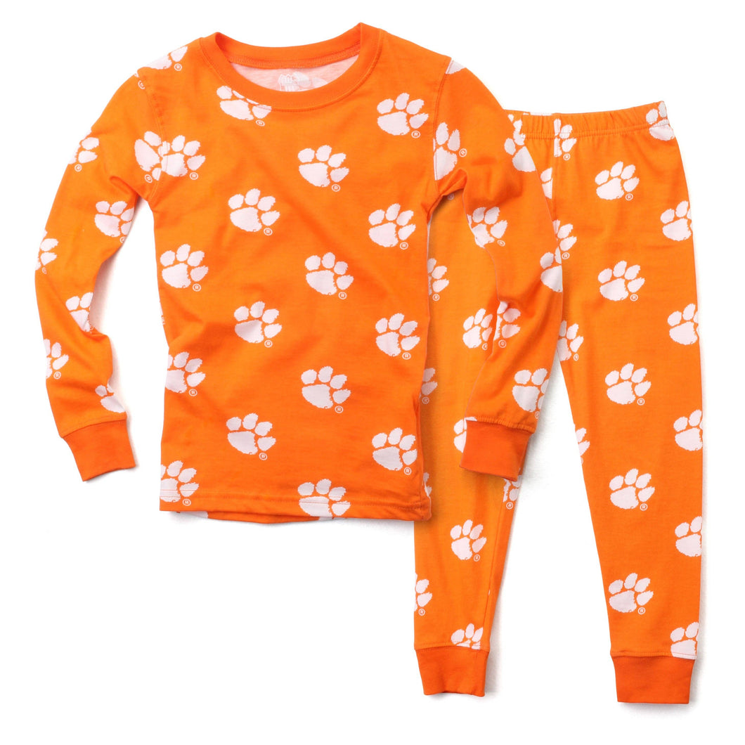 Wes and Willy Clemson Tigers Allover Printed Pajama