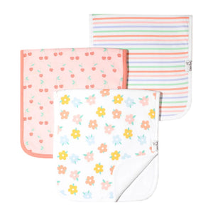 Cheery Burp Cloth Set