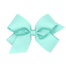 Load image into Gallery viewer, Medium Scalloped Edge Grosgrain Bow