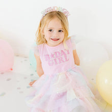 Load image into Gallery viewer, Birthday Girl Fairy Dust Short Sleeve Tutu Dress - Kids