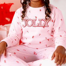 Load image into Gallery viewer, Candy Cane Christmas Flare Legging - Kids Clothing - Holiday